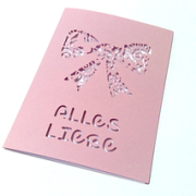 Karte Schleife Plotterdatei SVG DXF